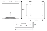 Bemeta Hotel Диспенсер для бумажных полотенец, цвет: хром 113103031