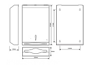 Bemeta Hotel Диспенсер для бумажных полотенец, цвет: хром 113103045