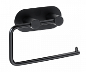 Bemeta Easy Держатель туалетной бумаги открытый, подвесной, цвет: черный 163112020