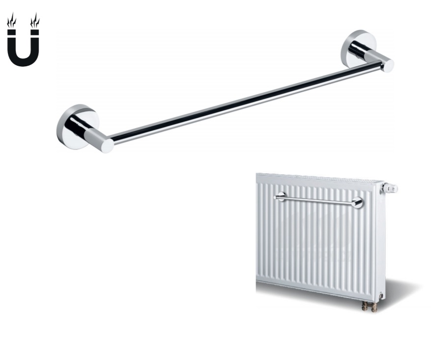 Bemeta Rawell Полотенцедержатель на радиатор 43 см, цвет: хром 104104272