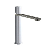 Webert One-X Смеситель для раковины высокий, однорычажный, цвет: хром/сталь OX830402015