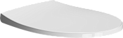 GSI Modo Крышка-сиденье для унитаза с микролифтом, крепление хром, цвет: белый матовый MS98C09