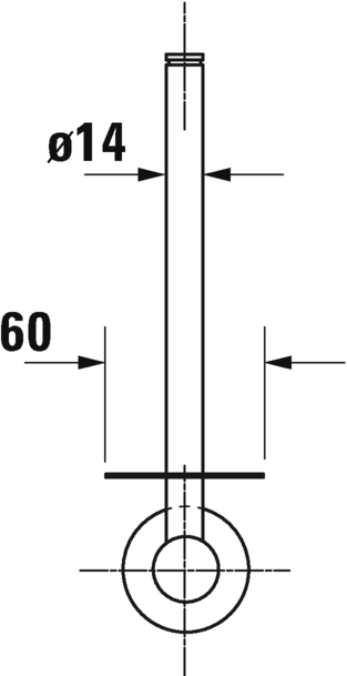 Duravit D-Code Держатель для запасных рулонов подвесной, цвет: хром 0099151000