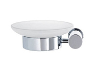 Duravit D-Code Мыльница со стеклянной чашей, подвесная, цвет: хром 0099181000