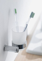Duravit D-Code Держатель стакана подвесной, цвет: хром 99201000