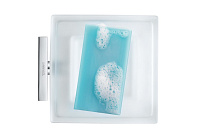 Duravit Karree Мыльница со стеклянной чашей, подвесная, цвет: хром 0099531000