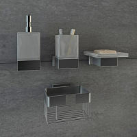 Duravit Karree Мыльница-решетка, подвесная, цвет: хром 99531000