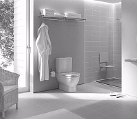 Duravit Starck 3 Унитаз комбинированный напольный 37x66x43h см, цвет: белый 01280900001