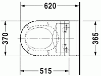 Duravit Starck 3 Унитаз подвесной 37x62x38h см, цвет: белый 22265900001