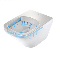 Duravit DuraStyle Унитаз безободковый подвесной 37x54x35,5h см, цвет: белый 25510900001