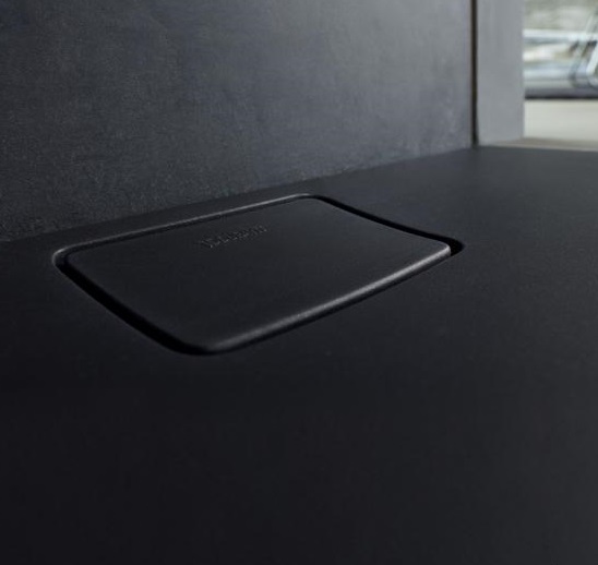 Duravit Stonetto Душевой поддон 90х90x5h см, цвет: антрацит 720146680000000