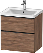 Duravit D-Neo Тумба под раковину с 2-мя ящ. 63,4x45,2x62,5h см, цвет: орех натур. DE435407979