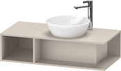 Duravit D-Neo Тумба под раковину справа 100x48x26h см, цвет: серо-коричневый мат. DE493909191
