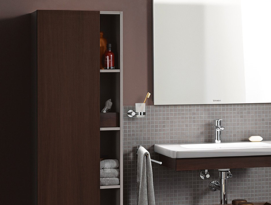 Duravit DuraStyle Шкаф-пенал подвесной 50х36x180h см, цвет: каштан темный DS1249L5353