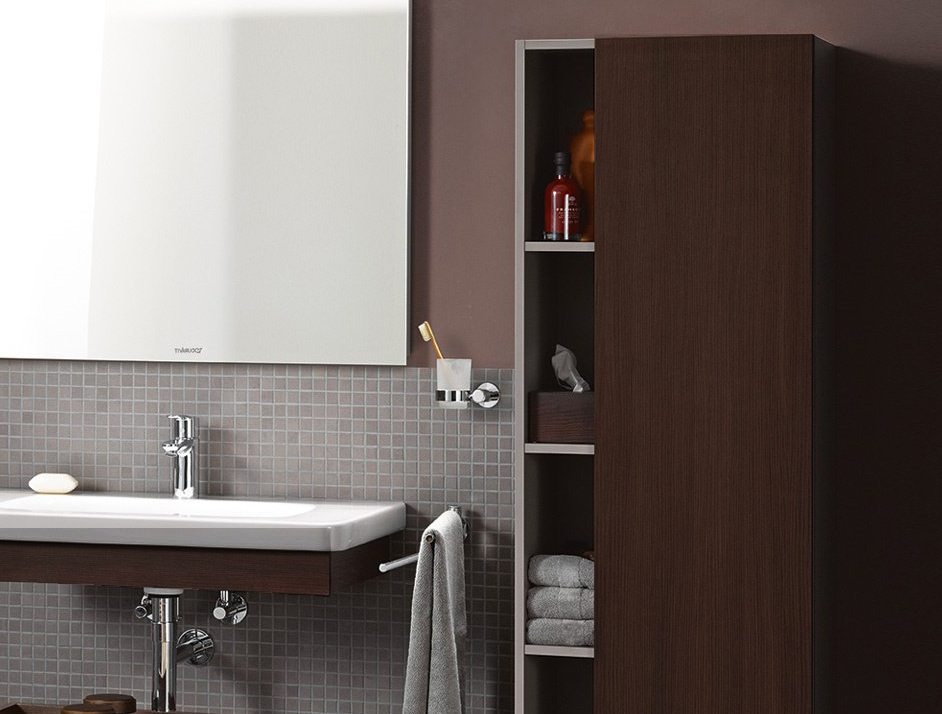 Duravit DuraStyle Шкаф-пенал подвесной 50х36x180h см, цвет: каштан темный DS1249R5353