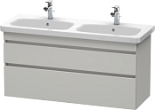 Duravit DuraStyle Тумба под двойную раковину 123x44,8x61h см, цвет: бетонно-серый мат. DS649800707