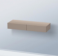 Duravit DuraStyle Полка подвесная прямоугольная 120х44 см, цвет: базальт матовый DS827104343