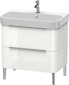 Duravit Happy D.2 Тумба под раковину напольная 77,5x48x74,7h см, цвет: белый глянц. H2637302222