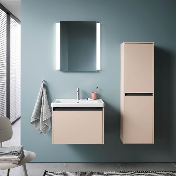 Duravit Ketho.2 Шкаф подвесной 40х24х132h см, цвет: дуб натуральный K21319R30300000