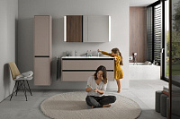 Duravit Ketho.2 Шкаф подвесной 40х36х176h см, цвет: базальт матовый K21329L43430000