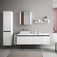 Duravit Ketho.2 Шкаф подвесной 40х36х176h см, цвет: графит суперматовый K21329L80800000