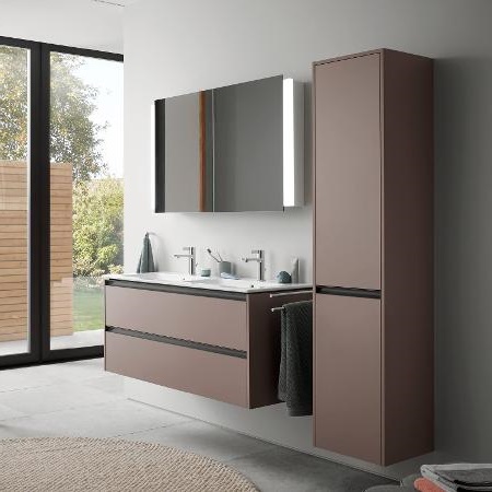 Duravit Ketho.2 Шкаф подвесной 40х36х176h см, цвет: белый глянцевый K21329R22220000