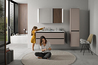 Duravit Ketho.2 Шкаф подвесной 40х36х176h см, цвет: лен K21329R75750000