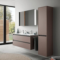 Duravit Ketho.2 Шкаф подвесной 40х36х176h см, цвет: графит суперматовый K21329R80800000