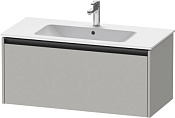 Duravit Ketho.2 Тумба под раковину 121x48x44h см, цвет: бетонно-серый мат. K25065007070000