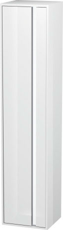 Duravit Ketho Шкаф подвесной 40х36х180h см, цвет: белый глянцевый KT1255L2222