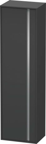 Duravit Ketho Шкаф подвесной 50х36х180h см, цвет: графит матовый KT1265L4949