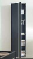 Duravit Ketho Шкаф подвесной 50х36х180h см, цвет: графит матовый KT1265L4949