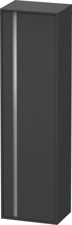 Duravit Ketho Шкаф подвесной 50х36х180h см, цвет: графит матовый KT1265R4949