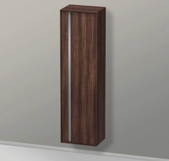 Duravit Ketho Шкаф подвесной 50х36х180h см, цвет: каштан темный KT1265R5353