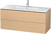 Duravit L-Cube Тумба под раковину 122x48,1x55h см, цвет: дуб средиземноморский LC624307171