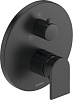 Duravit Tulum Смеситель для душа настенный встраиваемый, цвет: черный мат. TU4210012046