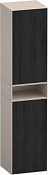 Duravit Zencha Шкаф-пенал 40х36х190h см, цвет: дуб черный/серо-коричн. супермат. ZE1353R16830000