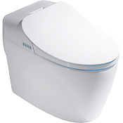 Timo Унитаз электронный приставной напольный 40х69х54h см, цвет: белый TE-721