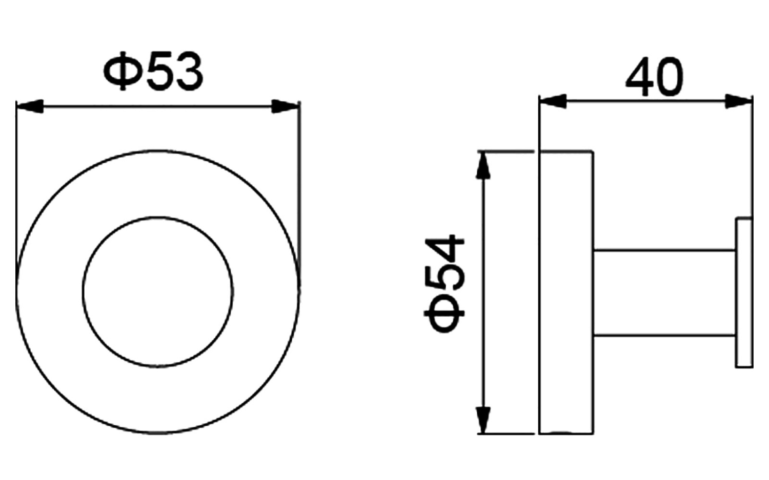 Timo Saona Крючок подвесной, цвет: черное золото 13011/18