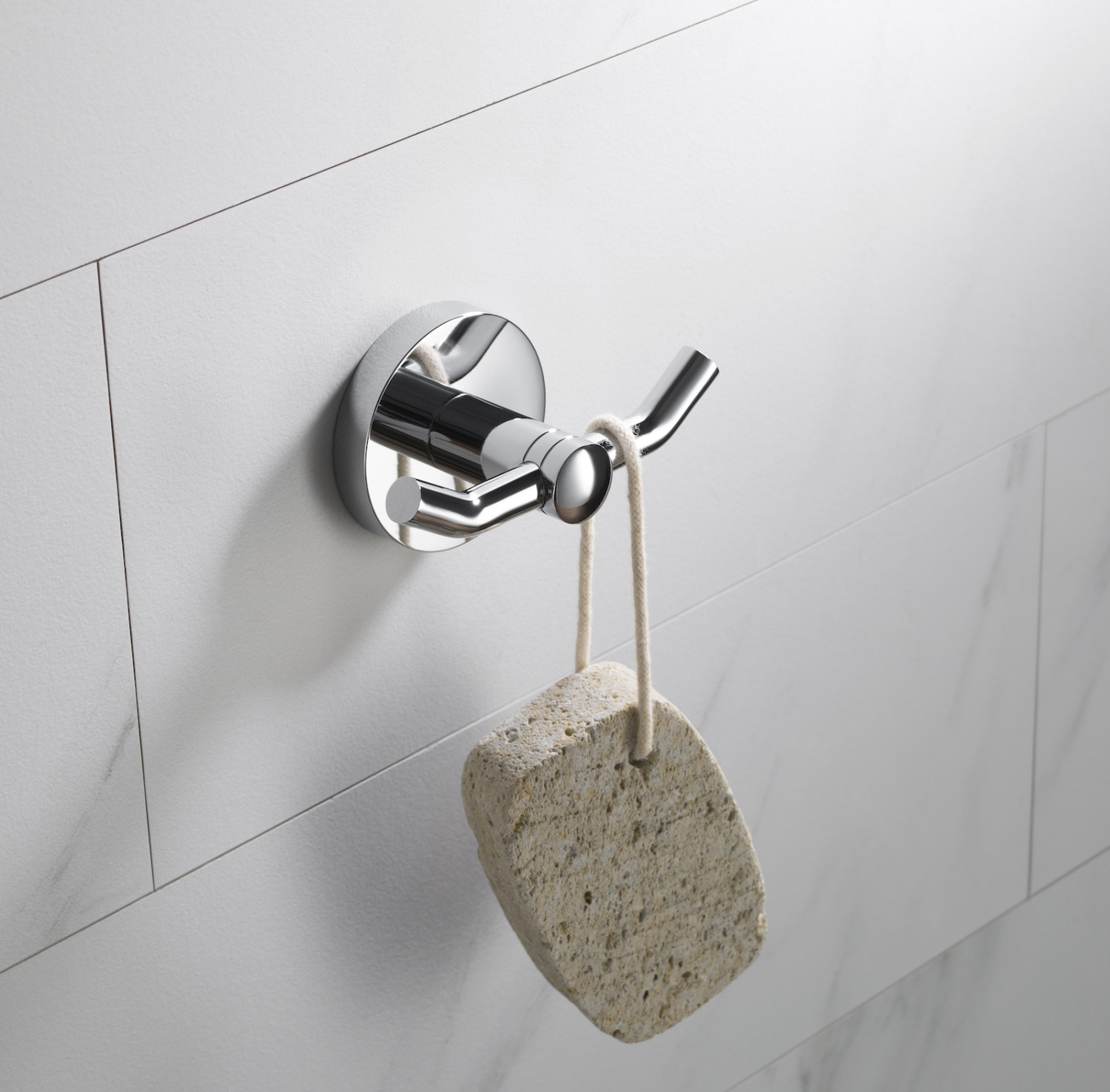 Timo Saona Крючок двойной подвесной, цвет: хром 13012/00