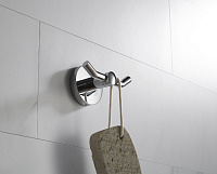 Timo Saona Крючок двойной подвесной, цвет: хром 13012/00