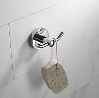 Timo Saona Крючок двойной подвесной, цвет: хром 13012/00