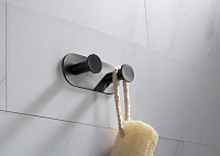 Timo Saona Крючок двойной подвесной, цвет: черное золото 13014/18