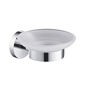 Timo Saona Мыльница со стеклянной чашей, подвесная, цвет: хром 13021/00