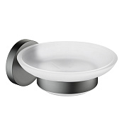 Timo Saona Мыльница со стеклянной чашей, подвесная, цвет: черное золото 13021/18