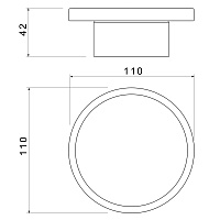 Timo Saona Мыльница со стеклянной чашей, настольная, цвет: черный матовый 13221/03