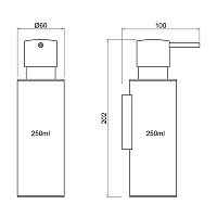 Timo Saona Дозатор подвесной, цвет: хром 13339/00