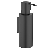 Timo Saona Дозатор для жидкого мыла, подвесной, латунная колба, цвет: черный матовый 13339/03