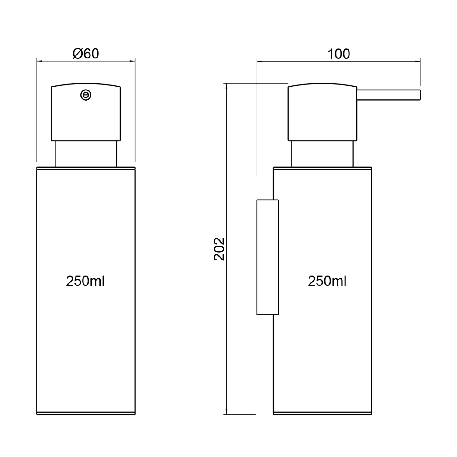 Timo Saona Дозатор подвесной, цвет: золото матовое 13339/17