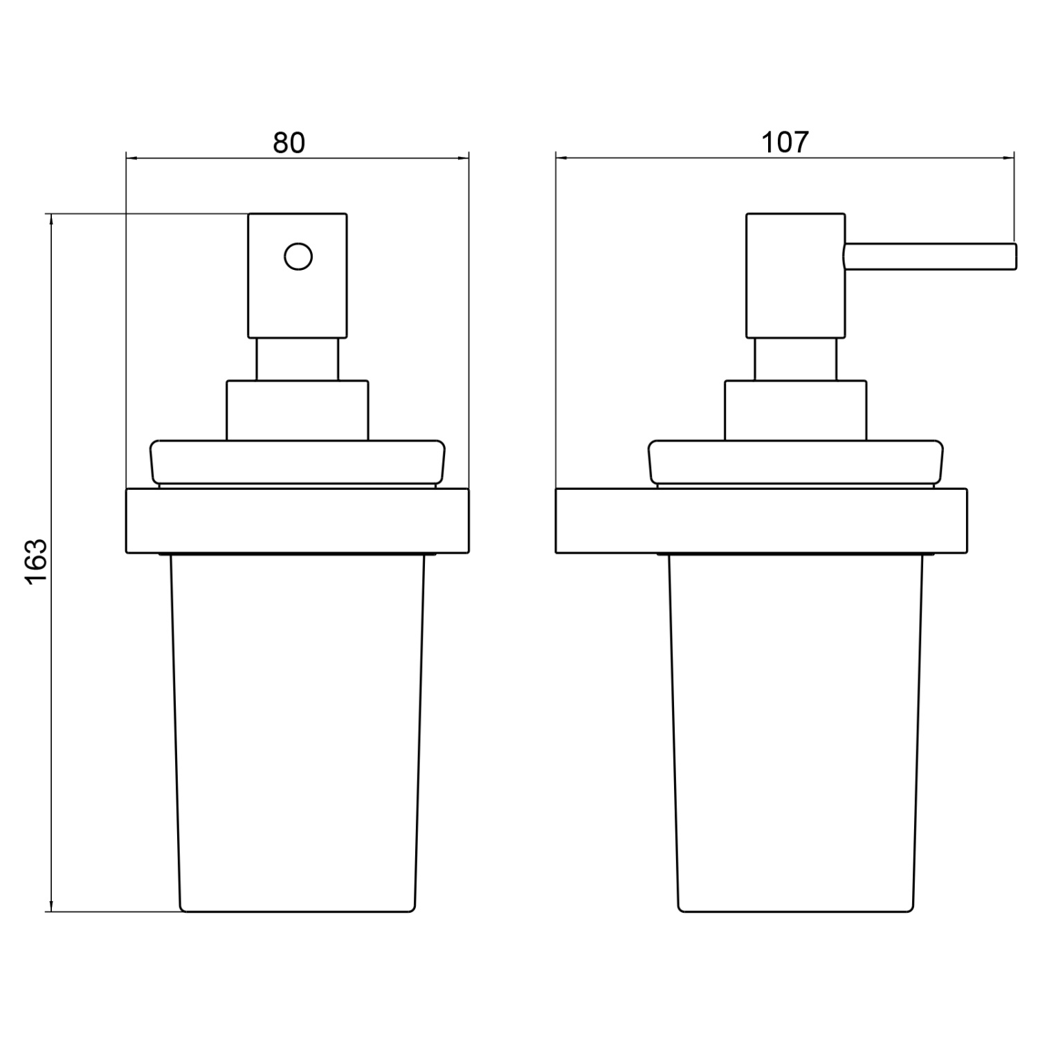 Timo Petruma Дозатор подвесной, цвет: хром 15239/00